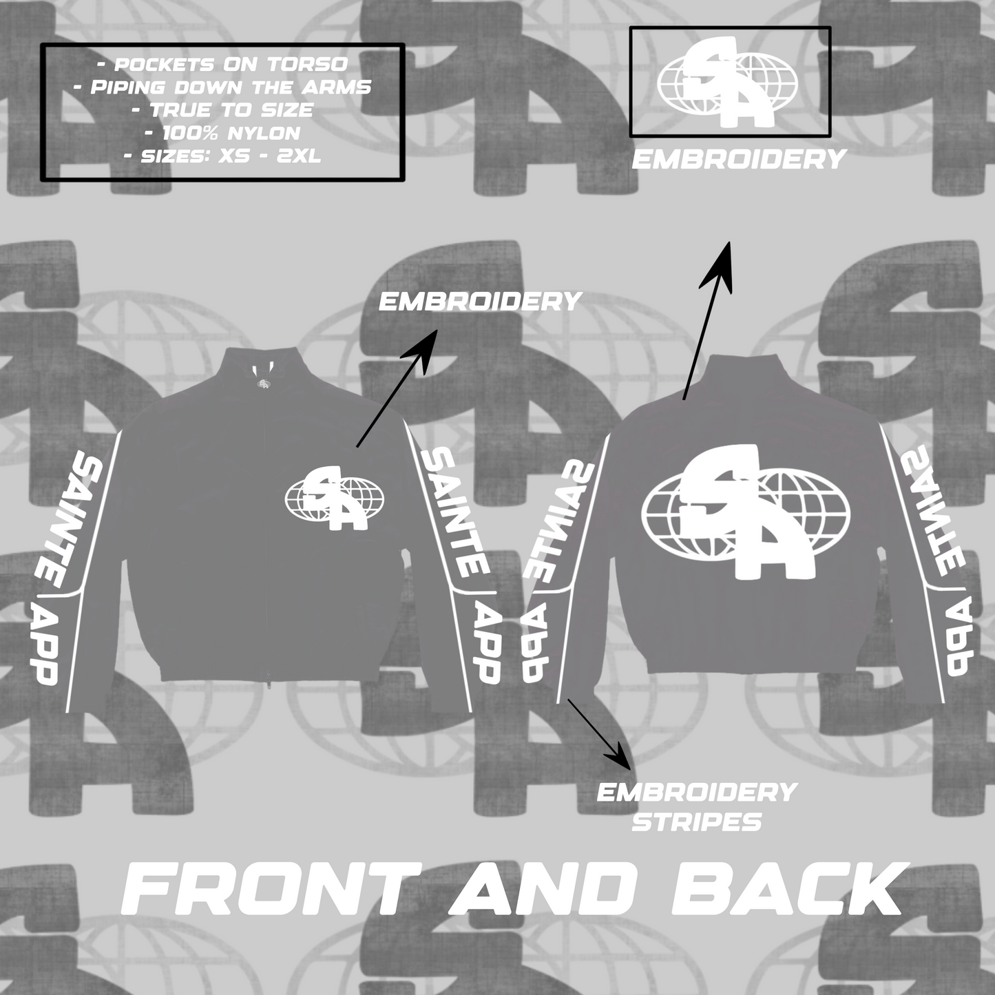 Sainte App Windbreaker Jackets