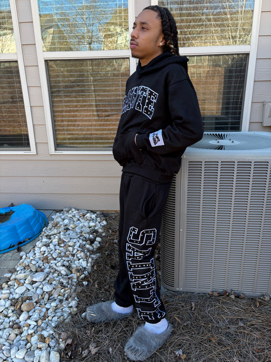 Double R Patched Sweatpants