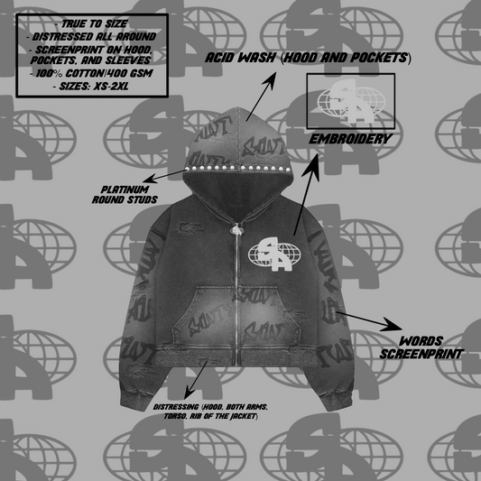 ‘What The S****E?!’ Zipup Jacket