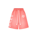 Salmon 3/4 Quarter Shorts
