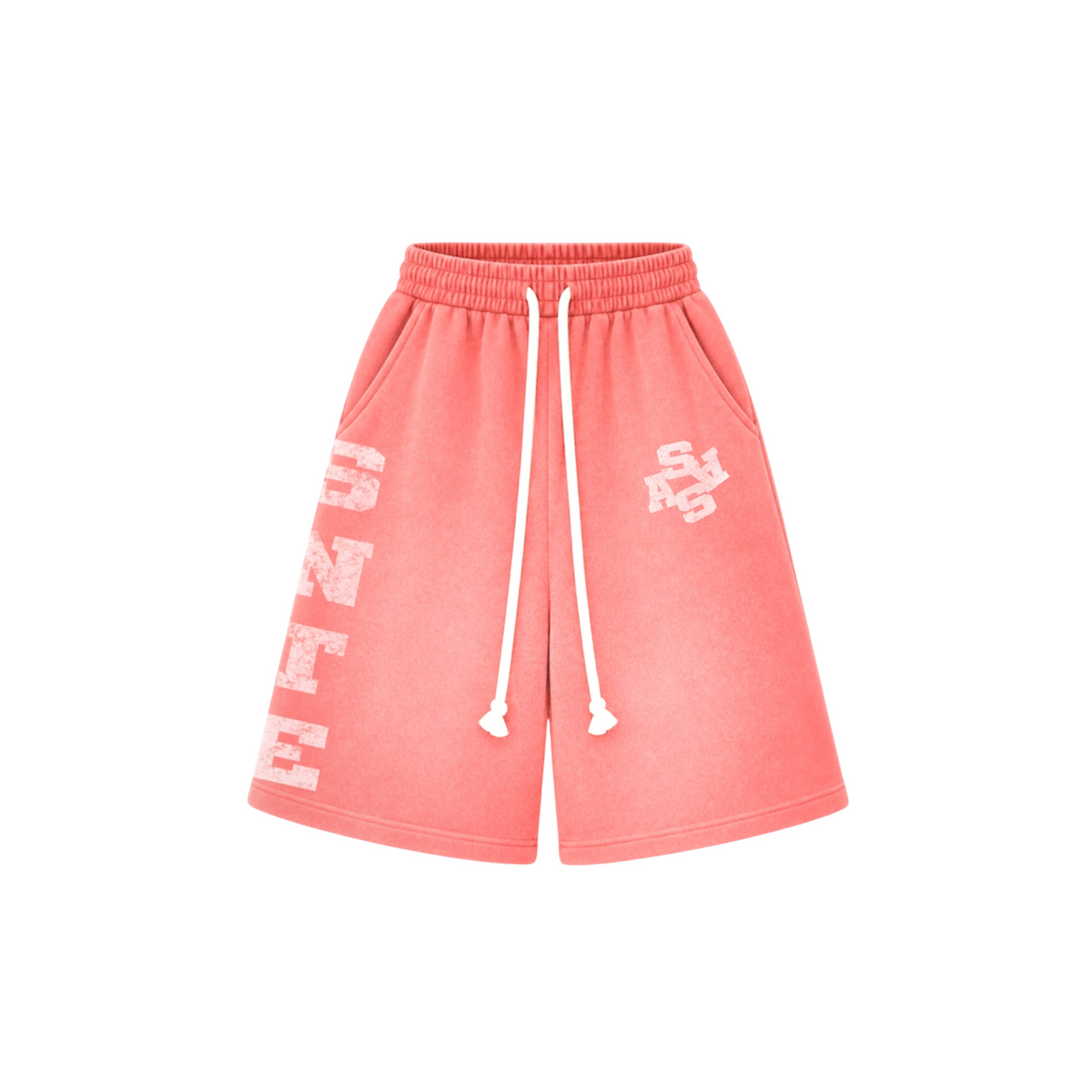 Salmon 3/4 Quarter Shorts