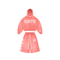 Salmon 3/4 Quarter Shorts Sets